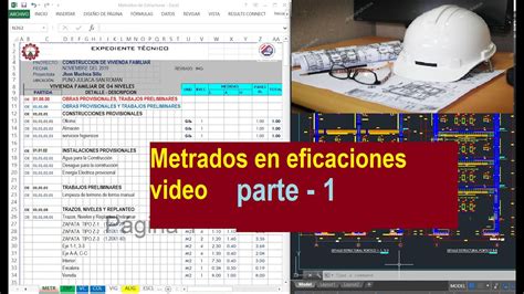 Metrados En Edificaciones Parte Obras Provisionales Seguridad Y