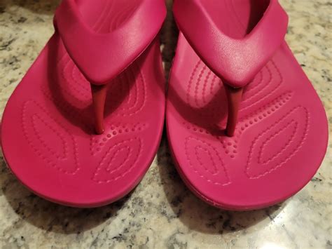 Crocs Iconic Comfort Classic Flip Flop Thong Sandals Gem