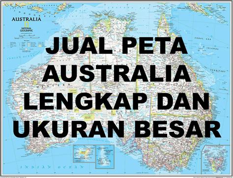 peta benua australia lengkap  legenda memahami struktur