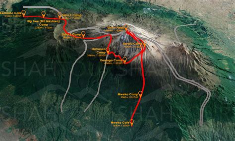 Kilimanjaro Lemosho Route Itinerary Map Price Includes Faqs