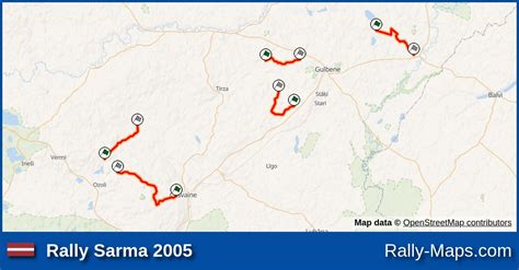 Streckenverlauf Rally Sarma Rallyekarte De