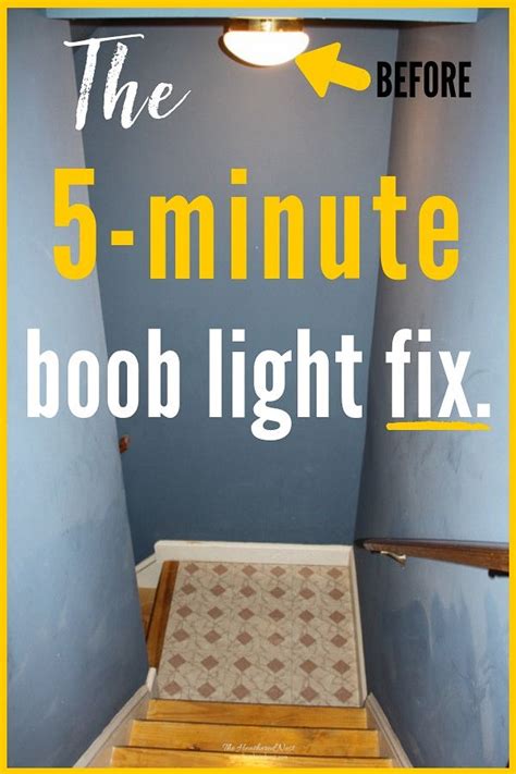 Diy Flush Mount Lighting Ways To Modernize Boob Lights Diy Light