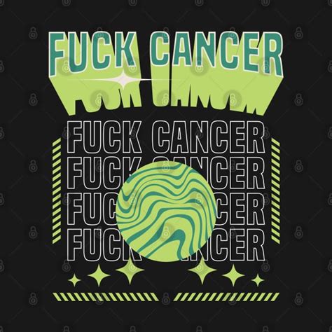 Fck Cancer Retro Style Design Fuck Cancer T Shirt Teepublic