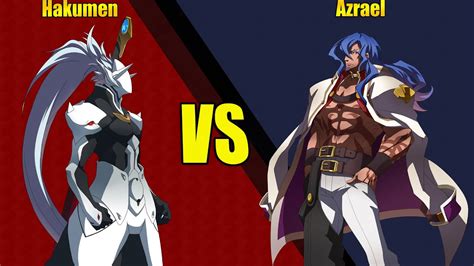 BlazBlue Chrono Phantasma Extend Hakumen Vs Azrael Crazy Finish YouTube