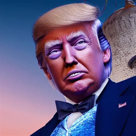 Portrait Of Donald Trump As Willy Wonka In Morrowind Stable Diffusion