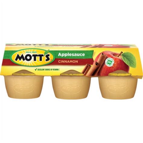 Mott S Cinnamon Applesauce Pack Of 10 10 Pack Fry’s Food Stores