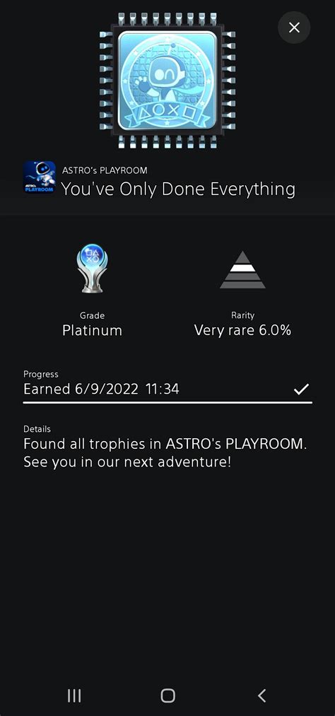 [ASTRO's PLAYROOM]#7 Platinum : r/Trophies