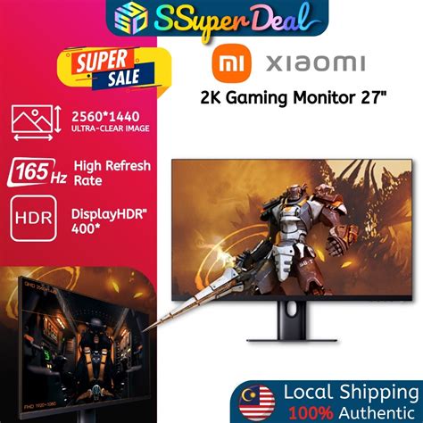 Xiaomi 2K Gaming Monitor 27" QHD – SSuperdeal