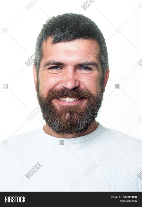 Bearded Man. Happy Man Image & Photo (Free Trial) | Bigstock