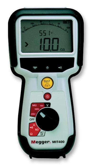 Mit En Megger Insulation Tester Digital Megohmmeter V Farnell Uk