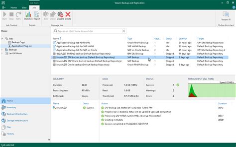 Backup Job In Veeam Backup Replication Veeam Plug Ins For