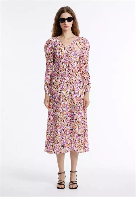 Buy Urban Revivo Floral Chiffon Dress Online Zalora Philippines