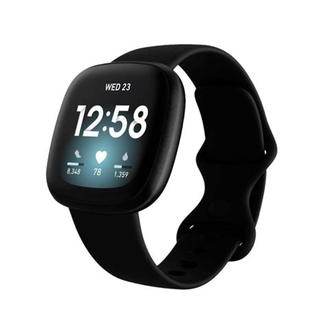 Fitbit Versa 3 Black Aluminum