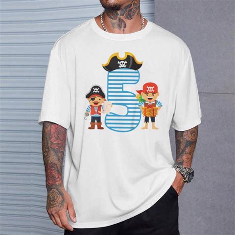 Ni Os Piratas Del Quinto Cumplea Os Ni O De A Os Camiseta Unisex