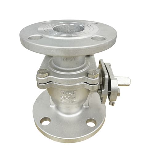 Hjv Stainless Steel Pc Ball Valve Full Port Flange Ends Flange