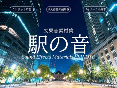 駅の音~駅に特化した効果音素材集~【クレジット表記不要成人向け作品使用可バイノーラル収録】 Dl レビュー