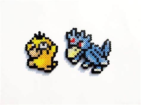 Psyduck Golduck By Showmeyourbits On Deviantart Pokemon Bead