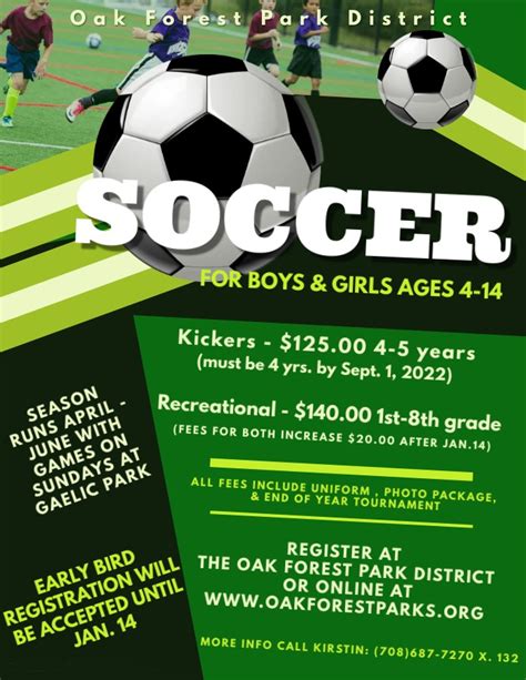 2023 Soccer Reg. Flyer