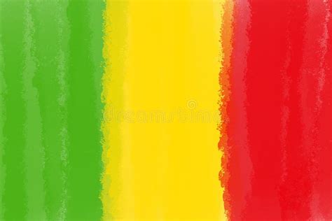 Fundo Verde Amarelo Vermelho Reggage Ilustra O Stock Ilustra O De