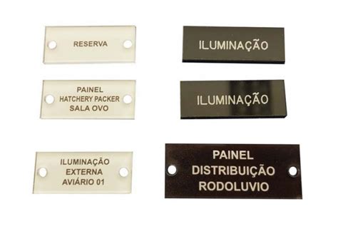 Plaqueta Inox para Painel Elétrico Preço Jales Plaqueta de Inox