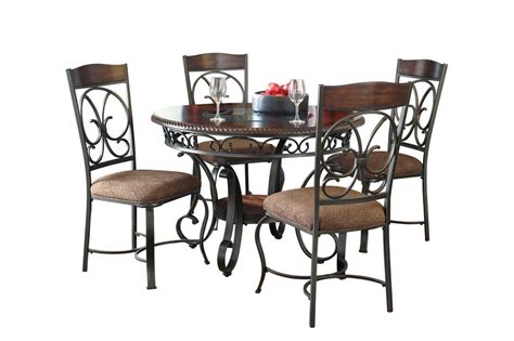 Rent To Own Ashley Glambrey 5 Piece Dining Set