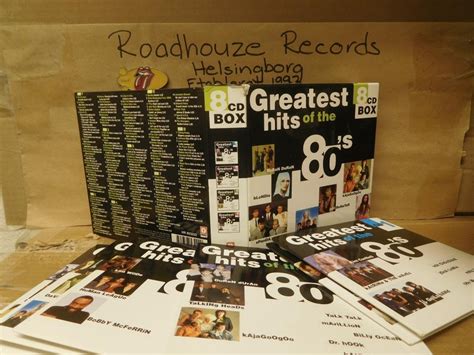 GREATEST HITS OF THE 80S 8 CD BOX 410257844 ᐈ roadhouze på Tradera