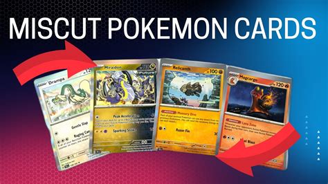 Crazy Miscut Pokemon Cards Youtube