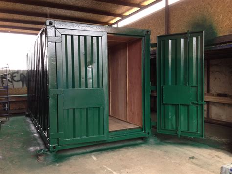 Ft X Ft Green Used Storage Container Ply Lined