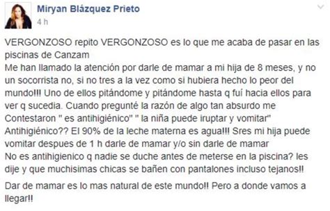 Una Piscina Prohibeix A Una Mare Donar El Pit Al Seu Nad Dins De L Aigua