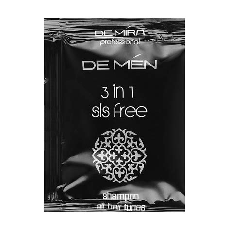 Мужской безсульфатный шампунь DeMira Professional DeMen 3-in-1 Shampoo ...