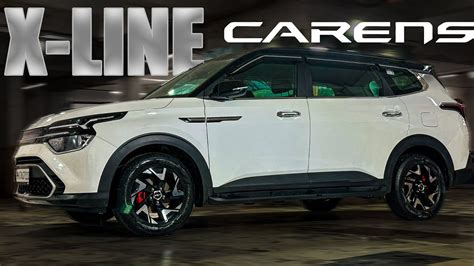 Kia Carens X Line Edition Modification With Alloys Interior