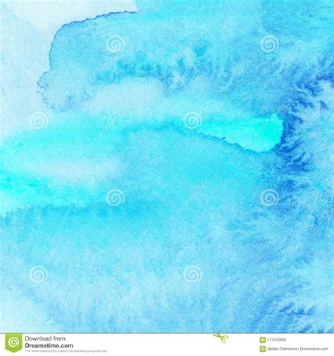 Light Blue Watercolor Background As Texture Or Background Teal Stock