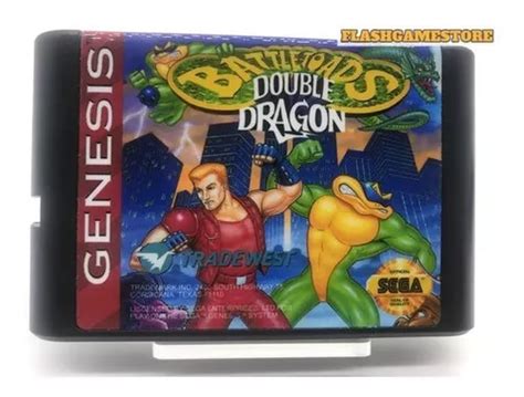 Mega Drive Jogo Battletoads Double Dragon Paralelo Mercadolivre