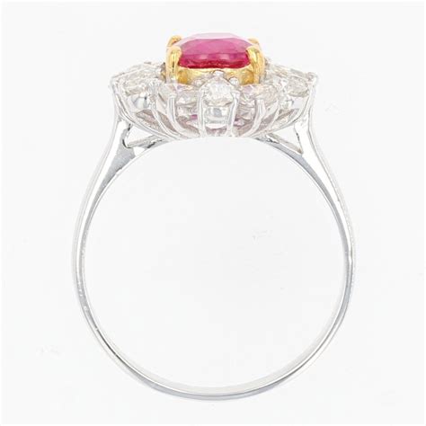 Bague saphir rose et diamants taillés en poire Bijoux modernes