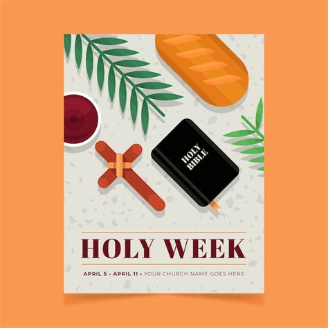 Holy Week Poster Vectors And Illustrations For Free Download Freepik