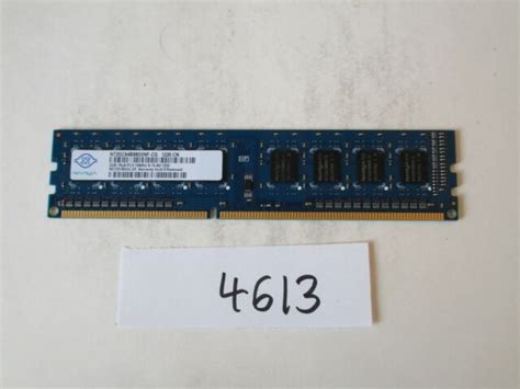 Nanya NT2GC64B88G0NF-CG 2x2Gb 4Gb PC3-10600 1333Mhz DDR3 Desktop Memory ...