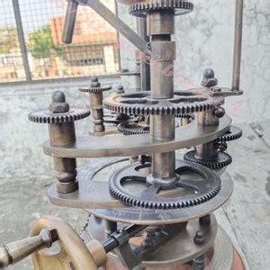 Orrey Solar System-antique Tellurian Orrery-mechanical Solar System ...