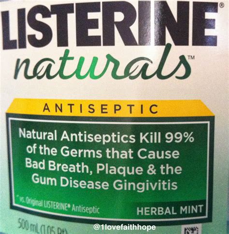 Cutesy Daisy's Thoughts : LISTERINE® Naturals Herbal Mint Antiseptic ...