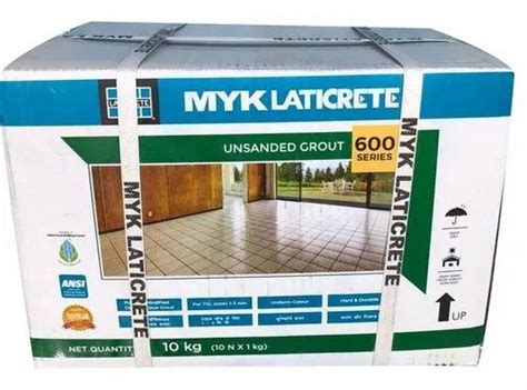 MYK Laticrete 600 Series Unsanded Grout Powder 10 Bag X 1kg Box At Rs