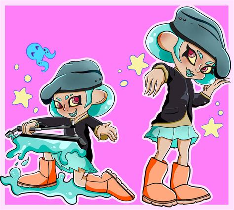 Splatoon My In Game Octoling By Srinky On Deviantart