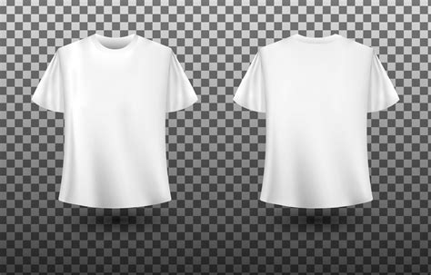 Realistic White T Shirt Mockup 19798954 Vector Art at Vecteezy