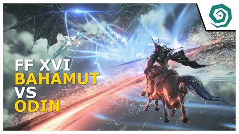 Bahamut VS Odin Cutscene Final Fantasy 16 YouTube