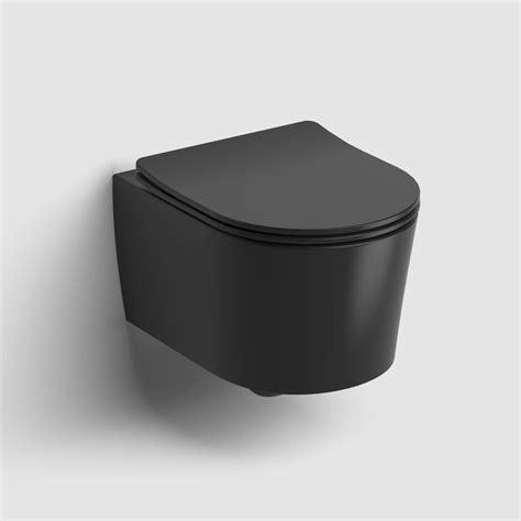 The Inbe Toilet Matt White And Black Clou Bath Findings Sanitair