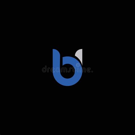 The Initials Bu Logo Is Simple And Modern Stock Vector Illustration