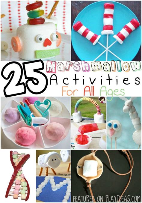 25 Yummy Marshmallow Activities For All Ages Marshmallow Activities