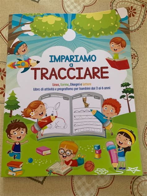 Impariamo A Tracciare Linee Forme Disegni E Lettere Libro Di