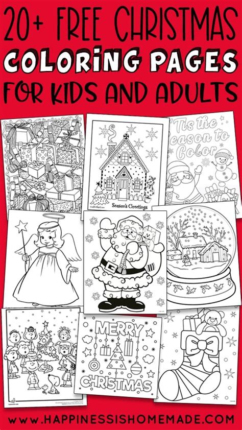 Printable Christmas Coloring Pages