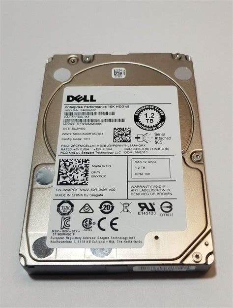 Seagate 1 2TB HDD 10K RPM 2 5 12Gb S SAS Hard Disk Drive Model