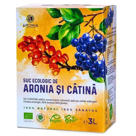 Suc De Aronia Si Catina Ecologic 3 L Aronia Charlottenburg La 107 57Lei