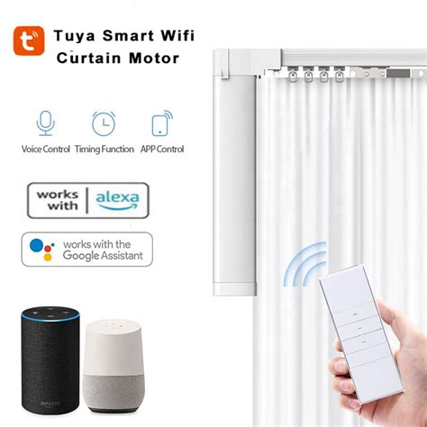 Smart Curtain Track Private Custom Electric Curtain Rail With Tuya Wifi